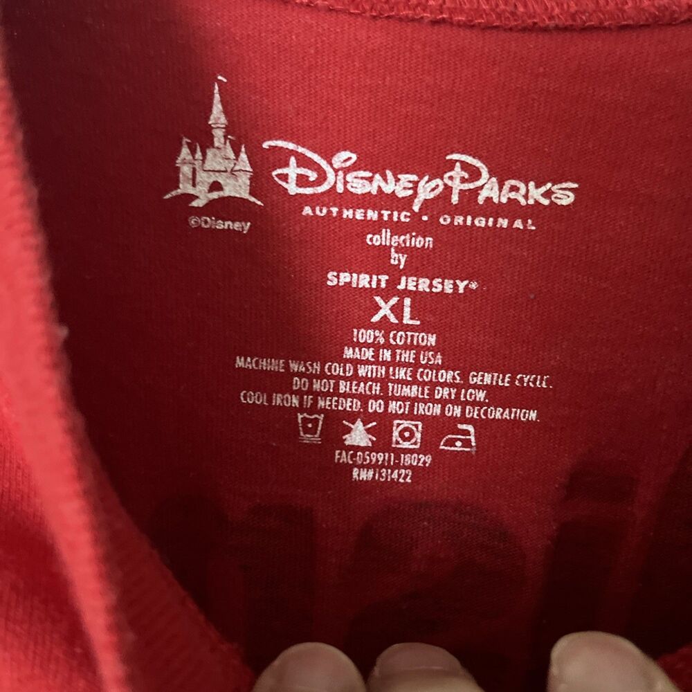 Disney Parks Spirit Jersey Walt Disney  Sz XL Minnie Mouse Polka Dot EUC - Picture 5 of 7